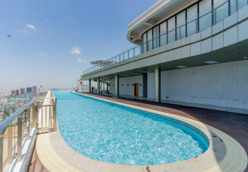 17th Floor Studio Room Condo For Rent - Wealth Mansion, Chroy Changvar, Phnom Penh thumbnail