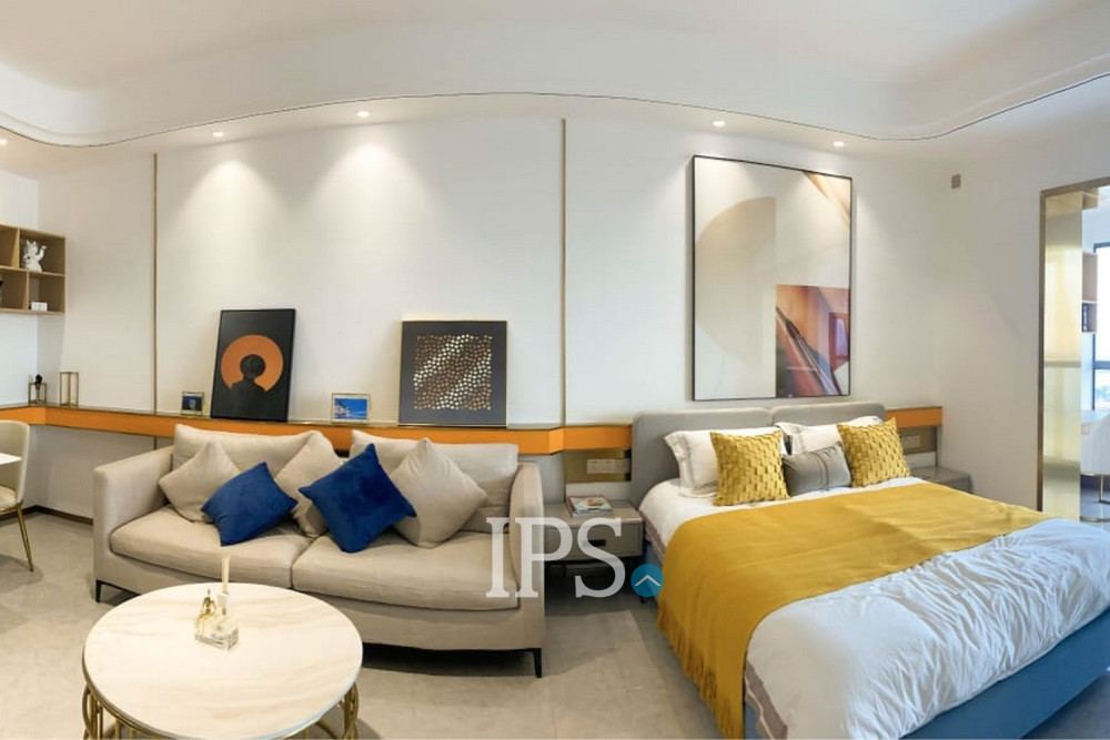 63 Sqm Studio Room Condo For Rent - Wealth Mansion, Chroy Changvar, Phnom Penh - Image 3 63 Sqm Studio Room Condo For Rent - Wealth Mansion, Chroy Changvar, Phnom Penh - Image 3