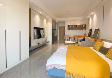 30th Floor Studio Room Condo For Rent - Wealth Mansion, Chroy Changvar, Phnom Penh thumbnail