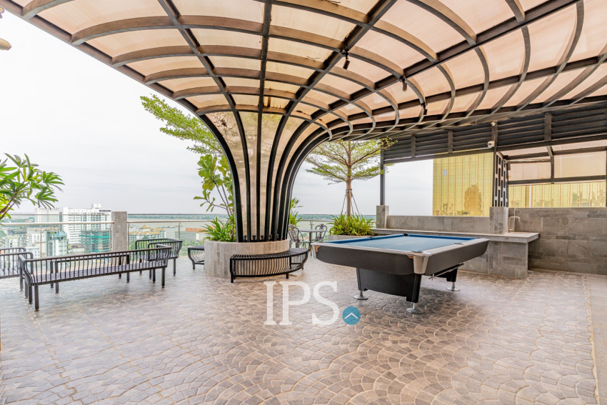 3 Bedroom Serviced Apartment For Rent - Tonle Bassac, Phnom Penh