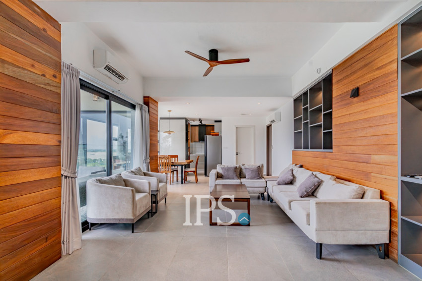 3 Bedroom Serviced Apartment For Rent - Tonle Bassac, Phnom Penh