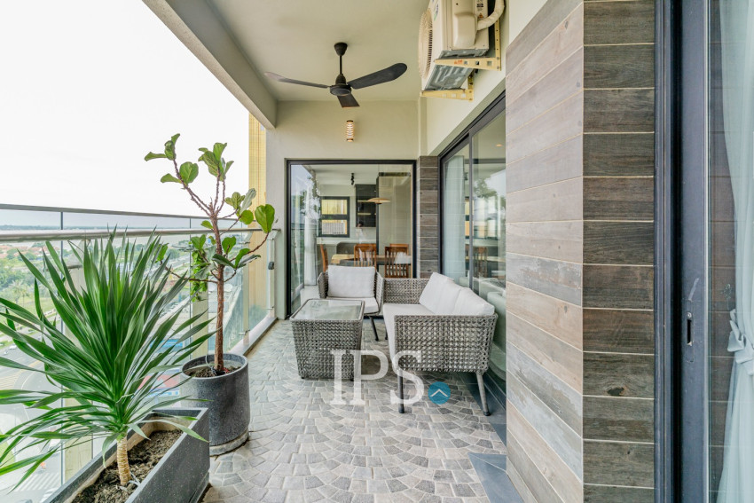 3 Bedroom Serviced Apartment For Rent - Tonle Bassac, Phnom Penh