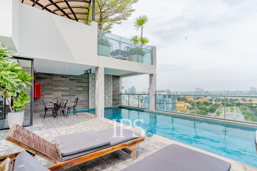 3 Bedroom Serviced Apartment For Rent - Tonle Bassac, Phnom Penh