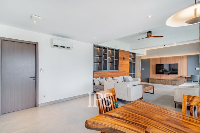 3 Bedroom Serviced Apartment For Rent - Tonle Bassac, Phnom Penh