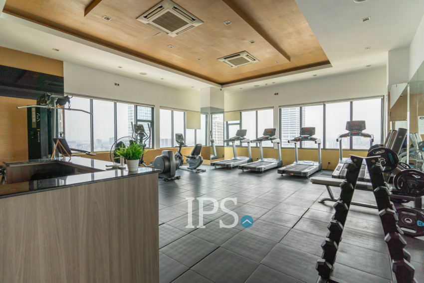 25th Floor 1 Bedroom Condo For Sale - The View, BKK1, Phnom Penh