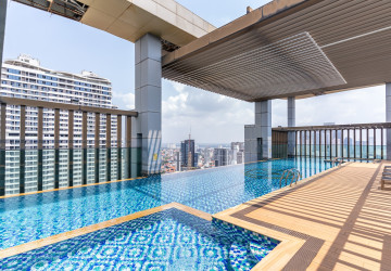 25th Floor 1 Bedroom Condo For Sale - The View, BKK1, Phnom Penh thumbnail