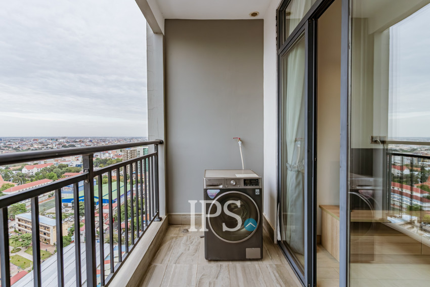 25th Floor 1 Bedroom Condo For Sale - The View, BKK1, Phnom Penh