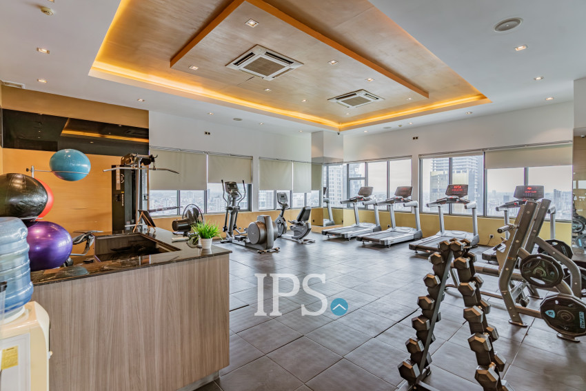 25th Floor 1 Bedroom Condo For Sale - The View, BKK1, Phnom Penh