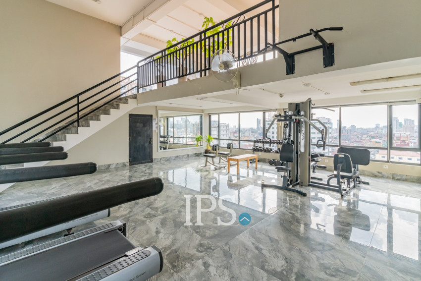 2 Bedroom Penthouse Serviced Apartment For Rent - BKK2, Phnom Penh
