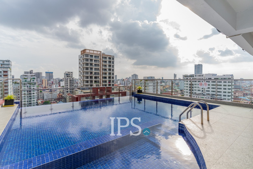 2 Bedroom Penthouse Serviced Apartment For Rent - BKK2, Phnom Penh