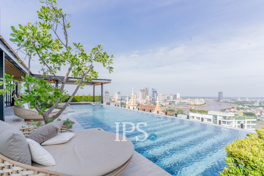 1 Bedroom Condo For Rent - Skylar, Tonle Bassac, Phnom Penh