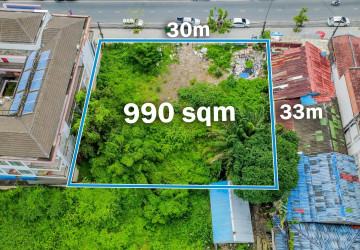 990 Sqm Land For Sale - Krong Preah Sihanouk, Sihanouk Province thumbnail