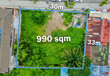 990 Sqm Land For Sale - Krong Preah Sihanouk, Sihanouk Province thumbnail