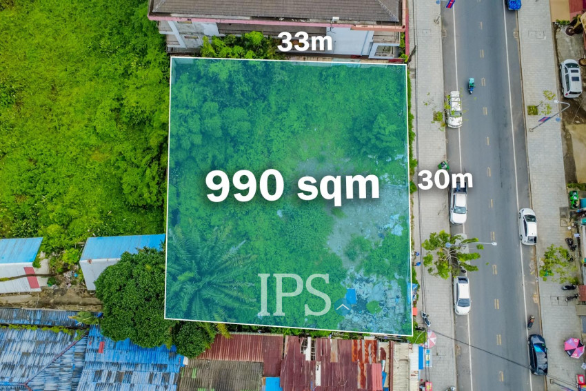 990 Sqm Land For Sale - Krong Preah Sihanouk, Sihanouk Province