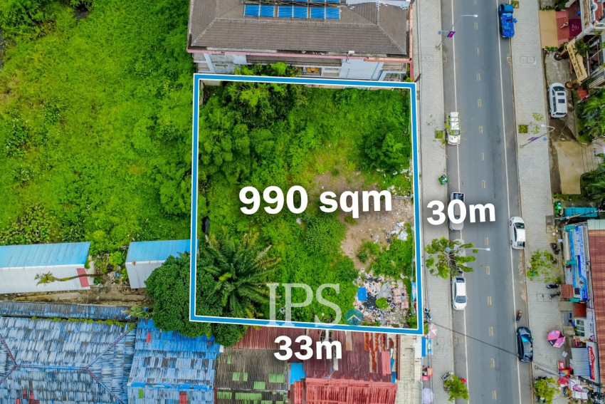 990 Sqm Land For Sale - Krong Preah Sihanouk, Sihanouk Province
