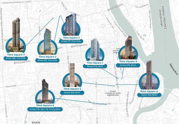 Time Square 9 Condominium - Street 278,  BKK1, Phnom Penh thumbnail