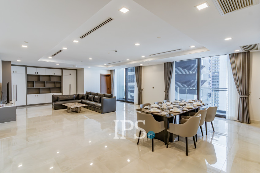 4 Bedroom Serviced Apartment For Rent - BKK1, Phnom Penh