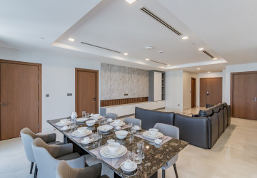 4 Bedroom Serviced Apartment For Rent - BKK1, Phnom Penh thumbnail