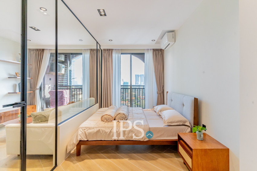 1 Bedroom Condo For Rent - Time Square 5, BKK1, Phnom Penh