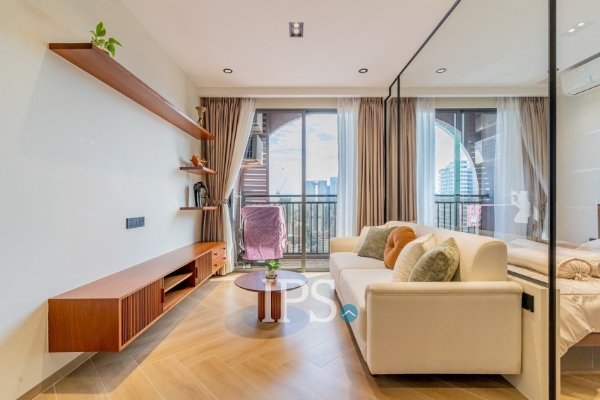 1 Bedroom Condo For Rent - Time Square 5, BKK1, Phnom Penh
