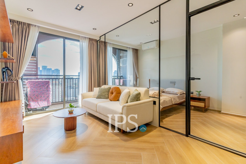 1 Bedroom Condo For Rent - Time Square 5, BKK1, Phnom Penh
