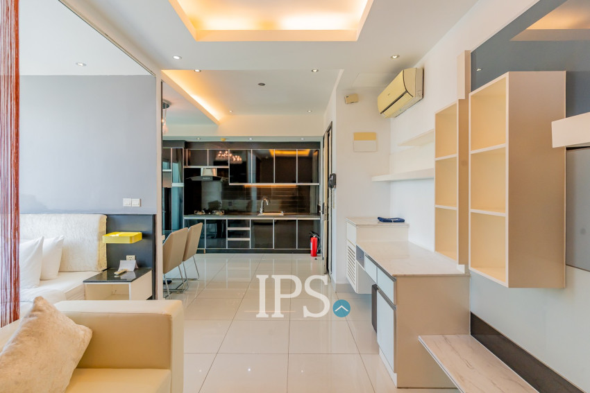 47 Sqm Studio Condo For Rent - Silvertown, BKK1, Phnom Penh