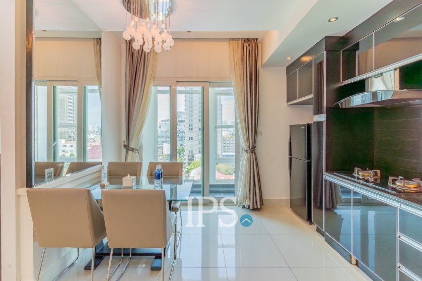 47 Sqm Studio Condo For Rent - Silvertown, BKK1, Phnom Penh