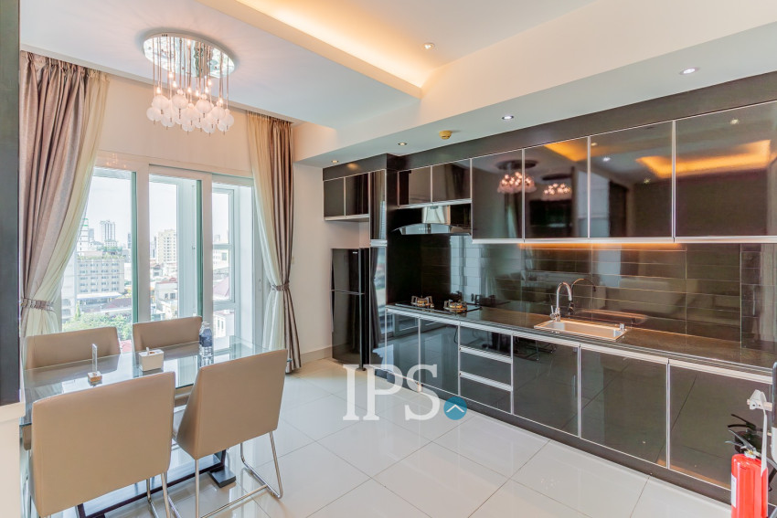 47 Sqm Studio Condo For Rent - Silvertown, BKK1, Phnom Penh