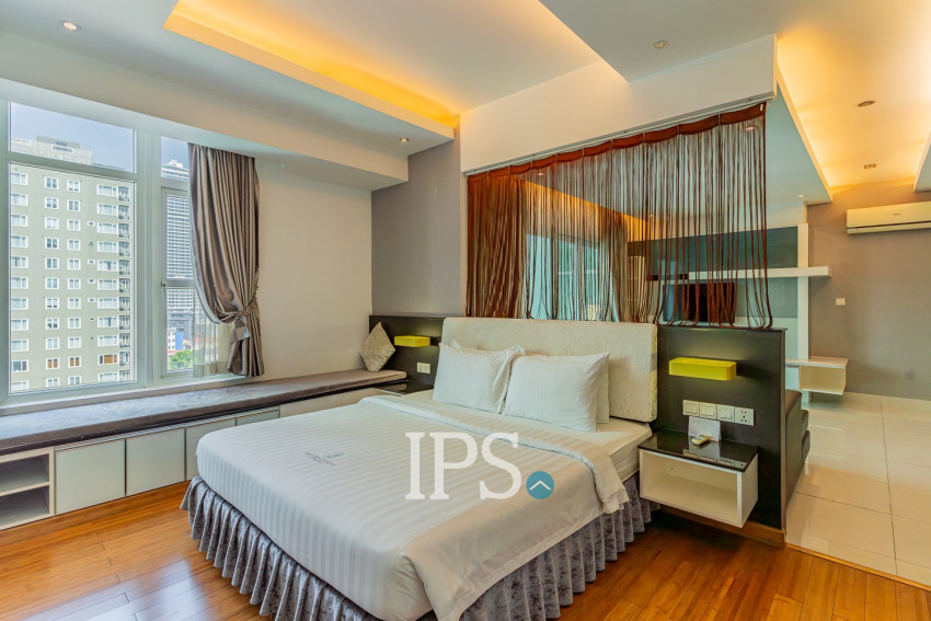 47 Sqm Studio Condo For Rent - Silvertown, BKK1, Phnom Penh