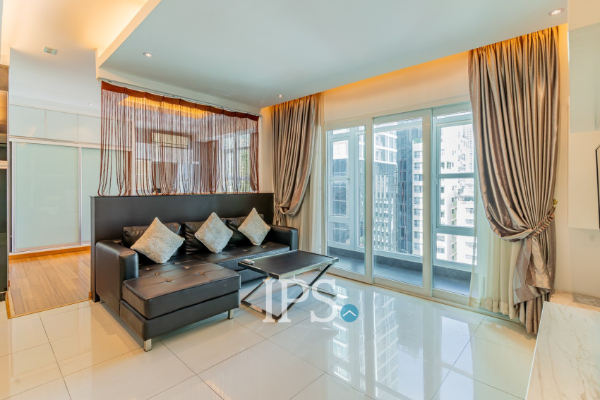 47 Sqm Studio Condo For Rent - Silvertown, BKK1, Phnom Penh