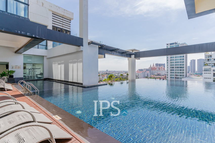 2 Bedroom Condo For Rent - Silvertown, BKK1, Phnom Penh