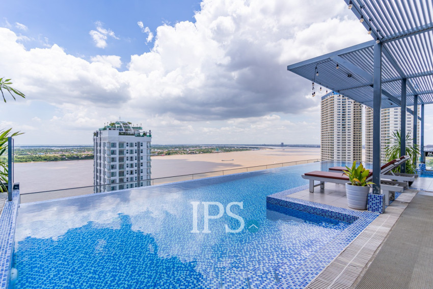 1 Bedroom Condo For Rent - Mekong View 6, Chroy Changvar, Phnom Penh
