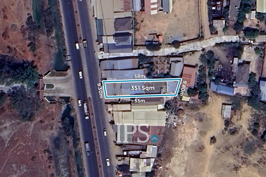 351 Sqm Land with Warehouse For Rent - Samraong Kraom, Phnom Penh