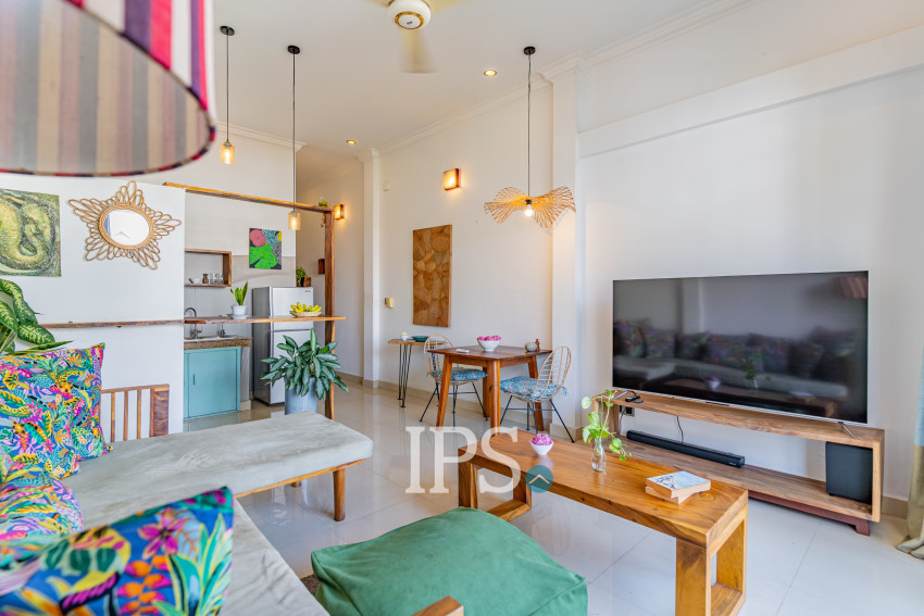 Renovated 1 Bedroom Apartment For Rent - Phsar Kandal 1, Phnom Penh