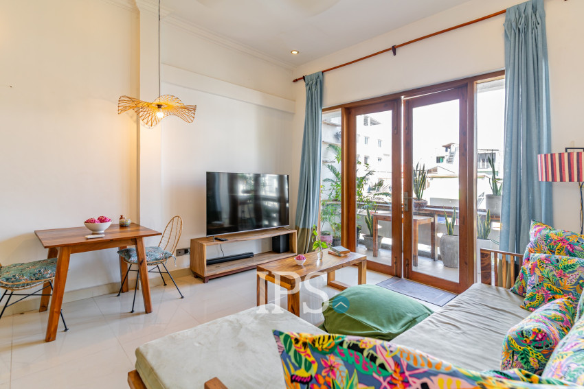 Renovated 1 Bedroom Apartment For Rent - Phsar Kandal 1, Phnom Penh