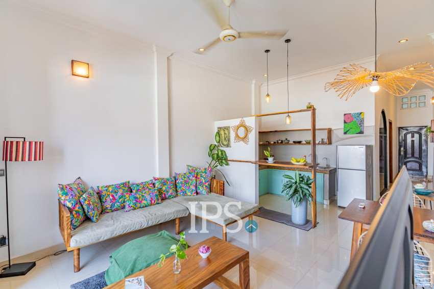 Renovated 1 Bedroom Apartment For Rent - Phsar Kandal 1, Phnom Penh