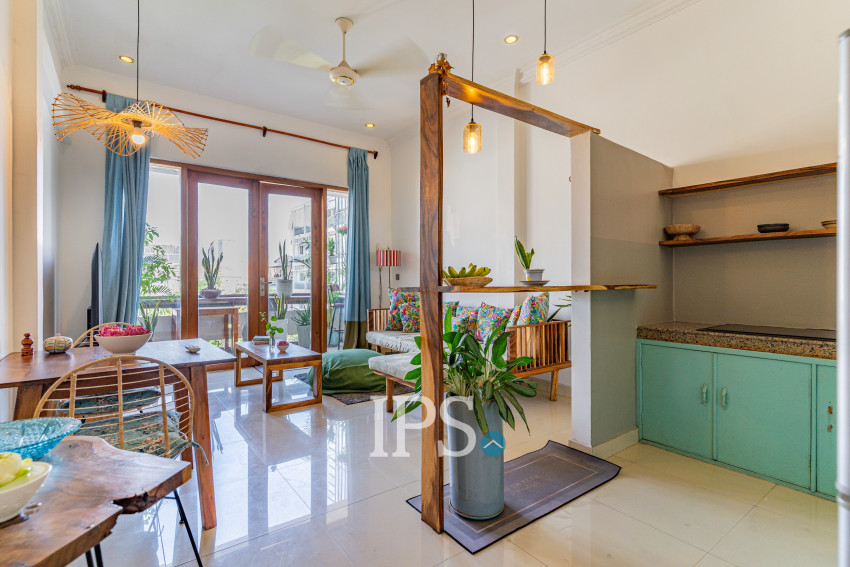Renovated 1 Bedroom Apartment For Rent - Phsar Kandal 1, Phnom Penh