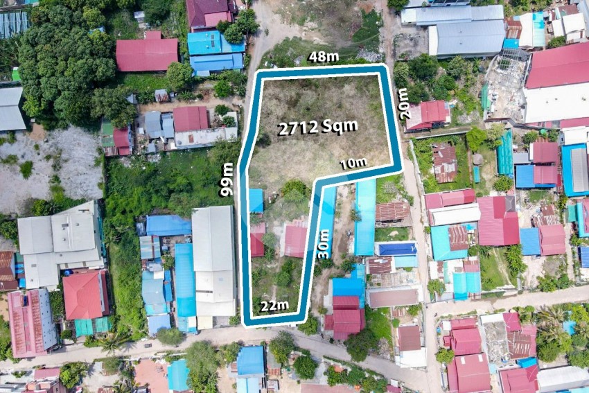 2712 Sqm Development Land For Rent - Dangkao, Phnom Penh