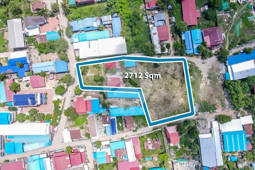 2712 Sqm Development Land For Rent - Dangkao, Phnom Penh