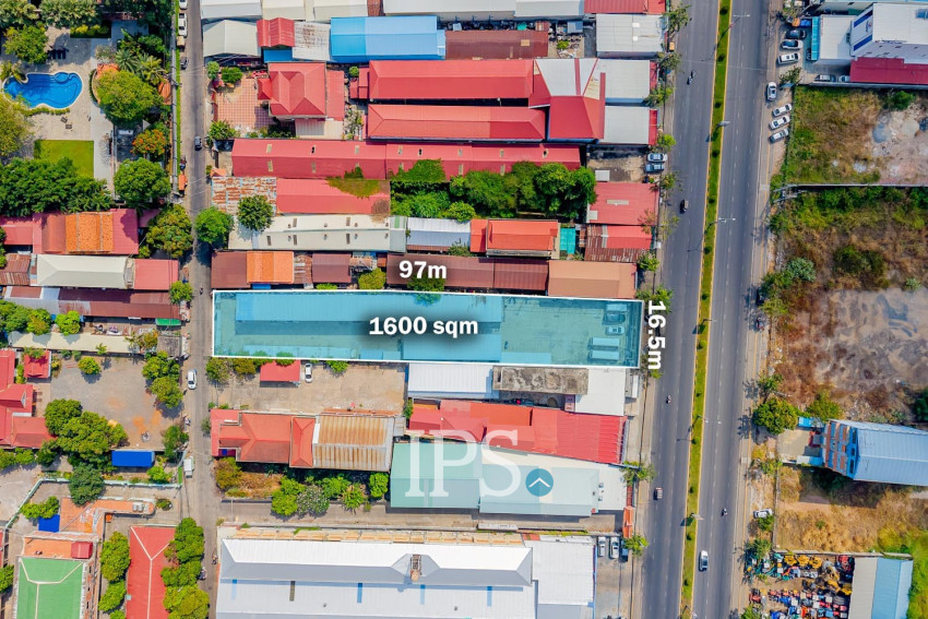 1,600 Sqm Commercial Land For Rent - Chroy Changvar, Phnom Penh
