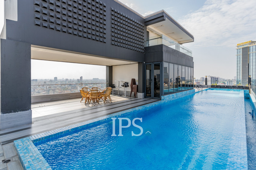 2 Bedroom Serviced Apartment For Rent - Olympic, Phnom Penh