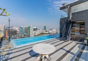 1 Bedroom Serviced Apartment For Rent - Olympic, Phnom Penh thumbnail