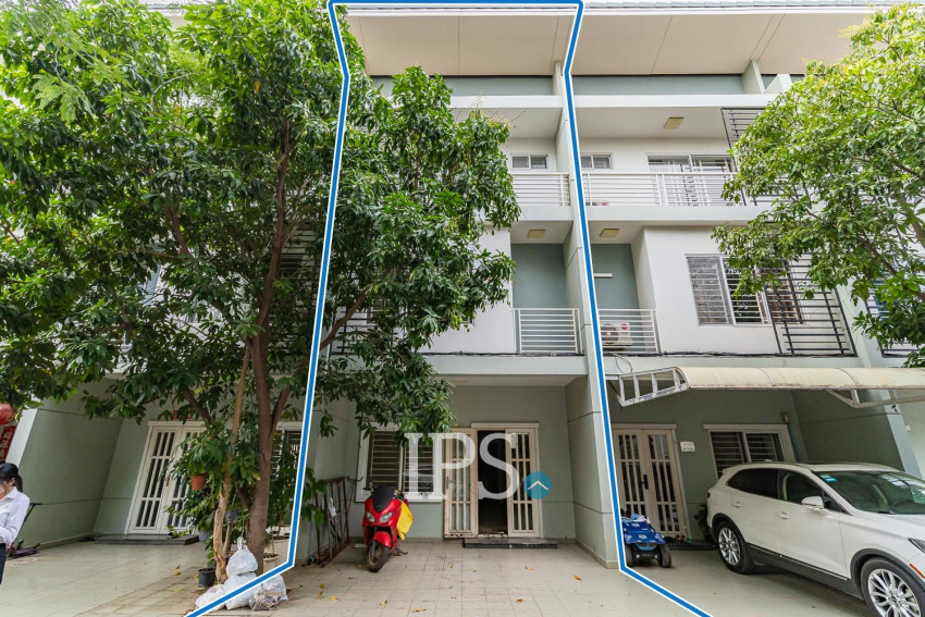 3 Bedroom Linked Villa For Sale - Borey Peng Huoth, Russey Keo, Phnom Penh