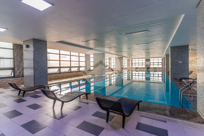 21st Floor 3 Bedroom Condo For Sale - DeCastle Royal, BKK1, Phnom Penh