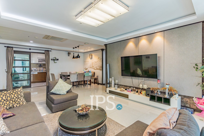 21st Floor 3 Bedroom Condo For Sale - DeCastle Royal, BKK1, Phnom Penh