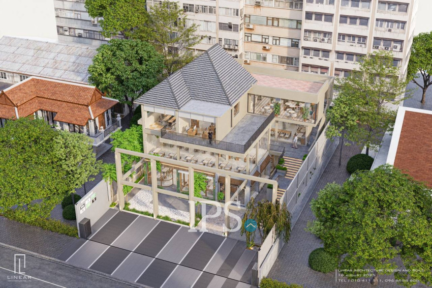 94 Sqm Retail Space For Rent - Boeung Kak 1, Phnom Penh