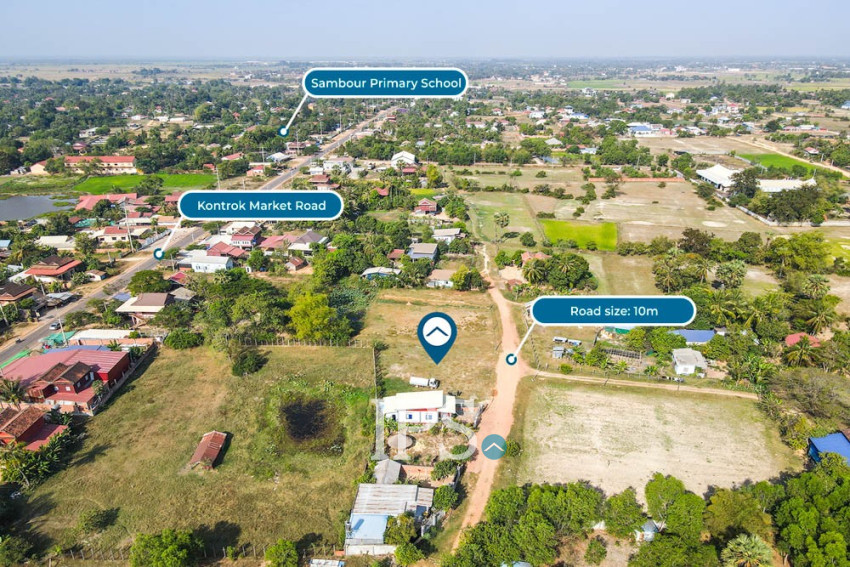 808 Sqm Land For Sale - Sambour, Siem Reap