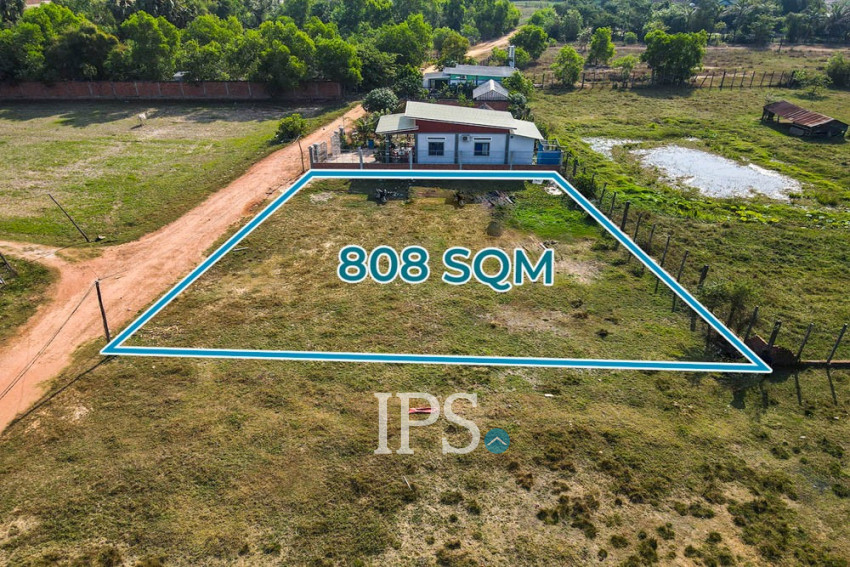 808 Sqm Land For Sale - Sambour, Siem Reap