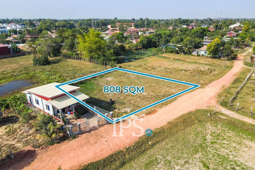 808 Sqm Land For Sale - Sambour, Siem Reap