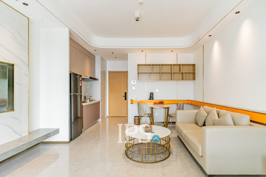 45 Sqm Studio Condo For Rent - Wealth Mansion, Chroy Changvar, Phnom Penh